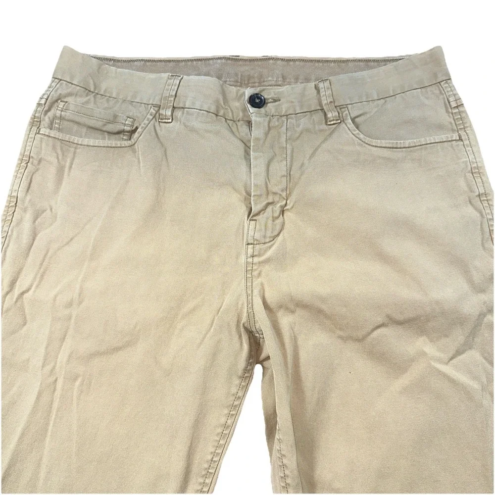 Buck Mason Chino Men's Pants Khaki Tan 5 Pockets 34x33 Pants